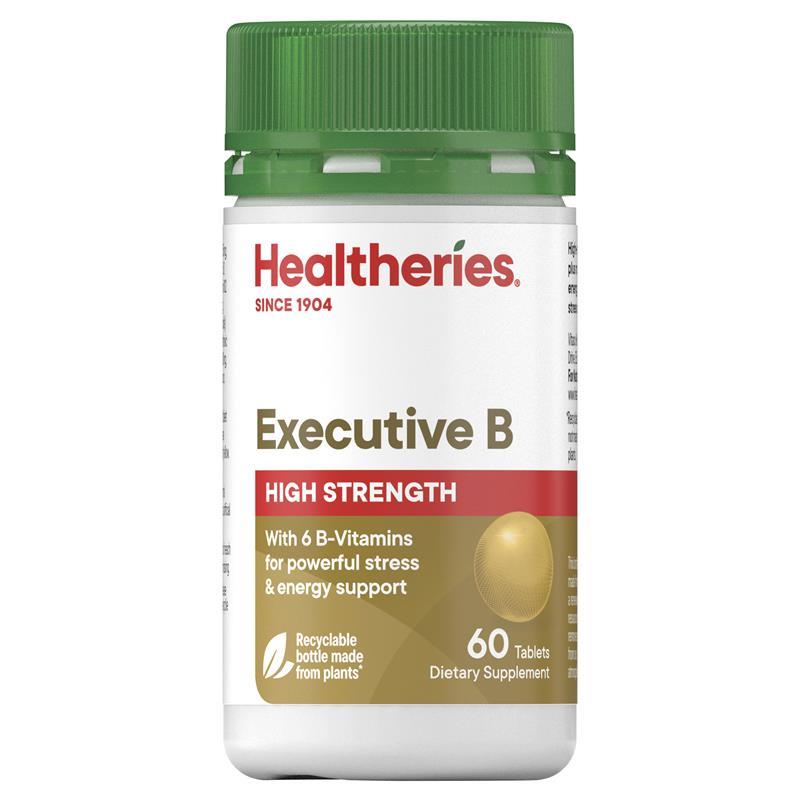 Healtheries Executive B 60 Tablets 賀壽利 高效能維生素B群緩壓活力錠 60錠