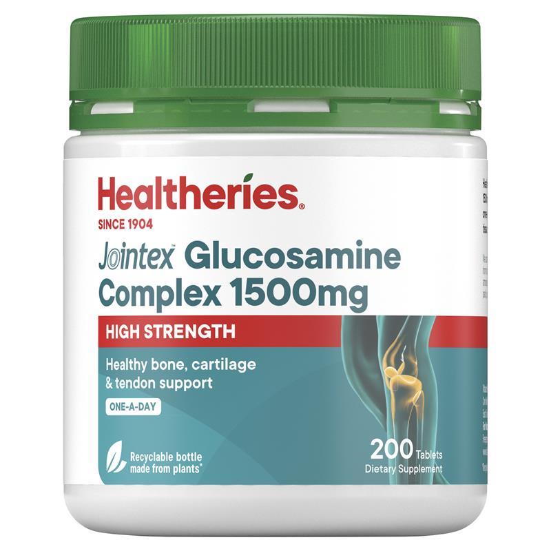 Healtheries Jointex Glucosamine Complex 1500mg 200 Tablets 賀壽利 葡萄糖胺複合加強錠 1500mg 200錠