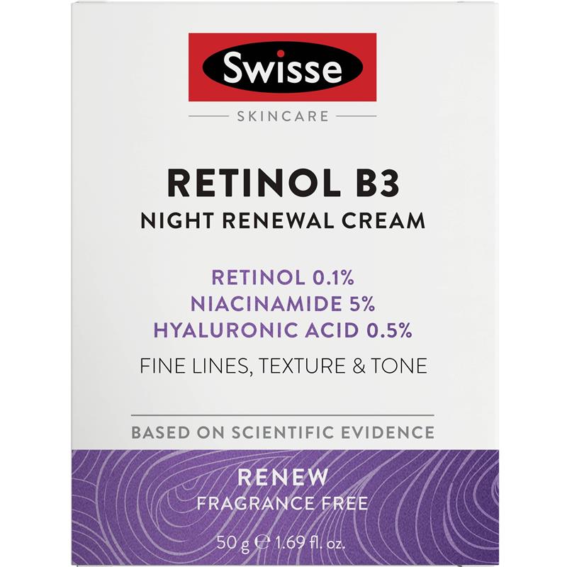 Swisse視黃醇B3夜間修護霜 50g 產品圖
