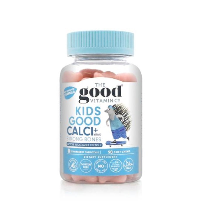 ShopJoyNZ - The Good Vitamin Co 紐西蘭 兒童鈣+維他命D軟糖 90粒 草莓口味