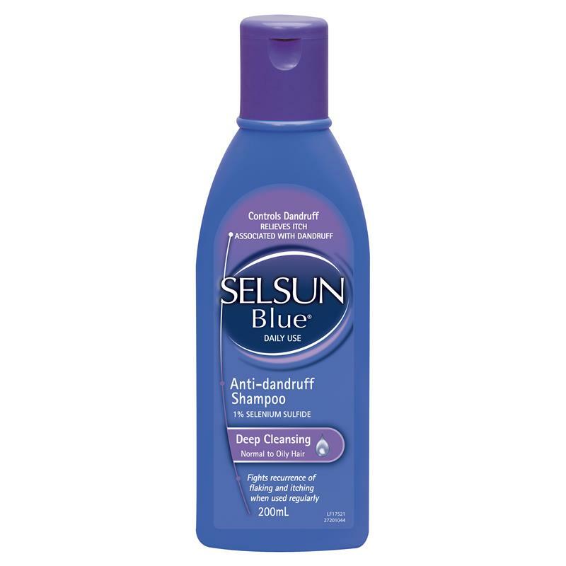 Selsun Blue Deep Cleansing Anti Dandruff,澳洲 控油深層清潔洗髮精 200ml