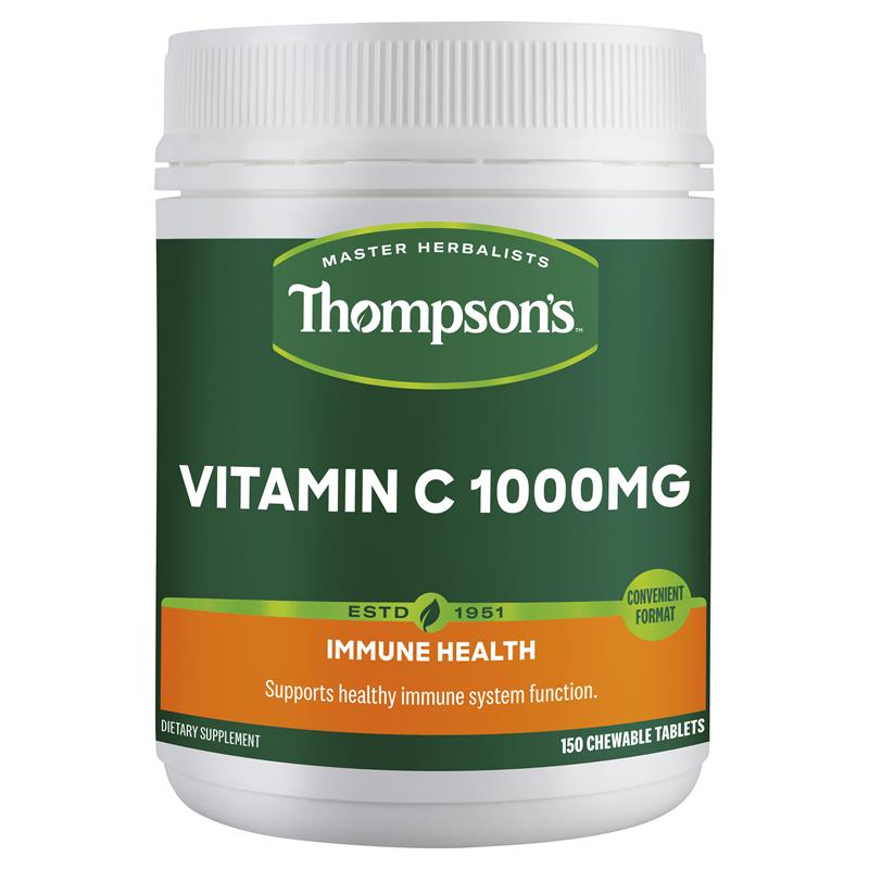 Thompson's 紐西蘭湯普森 天然維生素C咀嚼片 1000mg 150片 產品圖