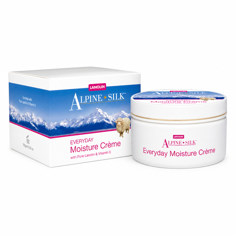 Alpine Silk 紐西蘭羊毛脂日用保濕霜 100g 規格 產品圖