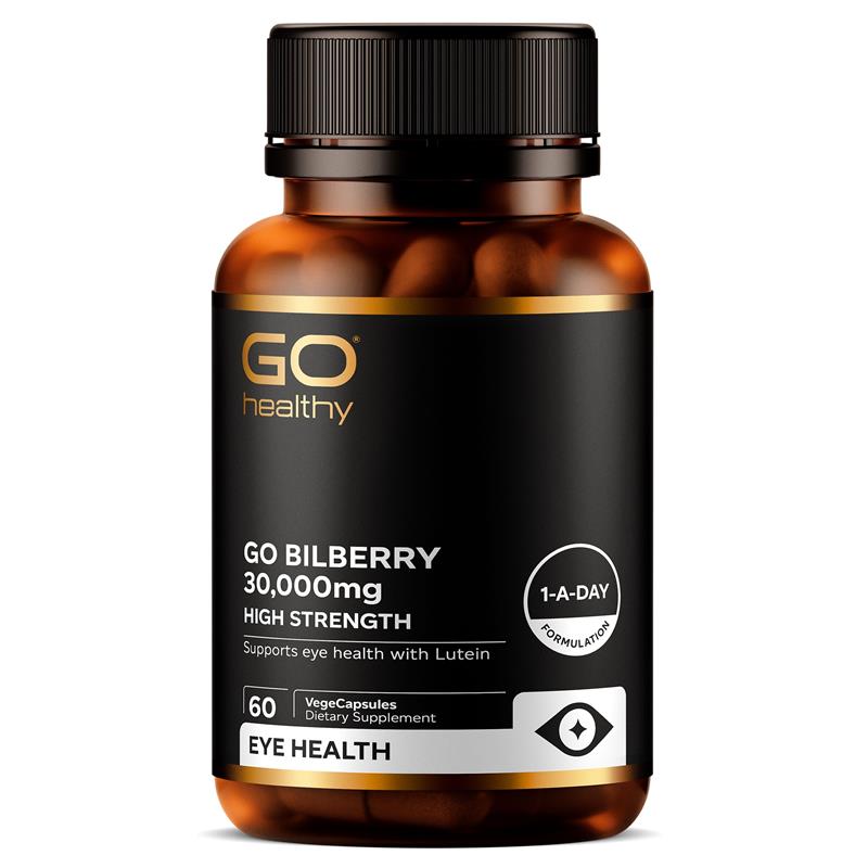 Go Healthy Bilberry 紐西蘭高之源,藍莓越橘護眼精華 30000mg 60粒