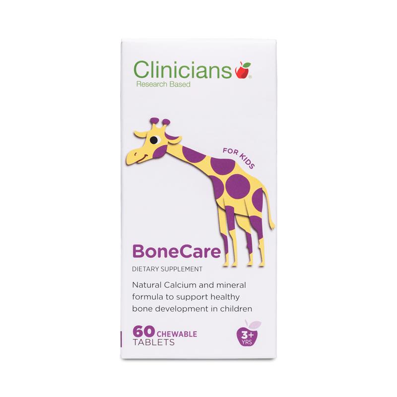 Clinicians Bonecare Kids Calcium 紐西蘭科立純,兒童補鈣片 60粒