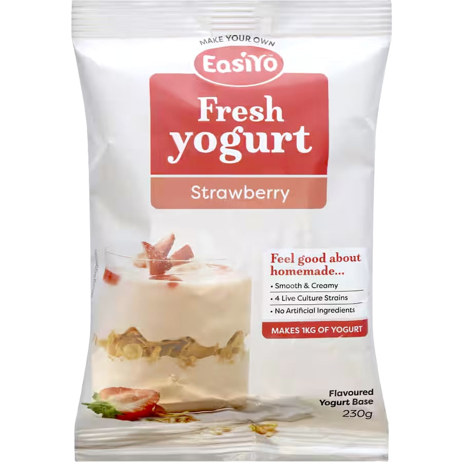 EasiYo Yogurt Base 紐西蘭 自製優格粉 (草莓) 230g