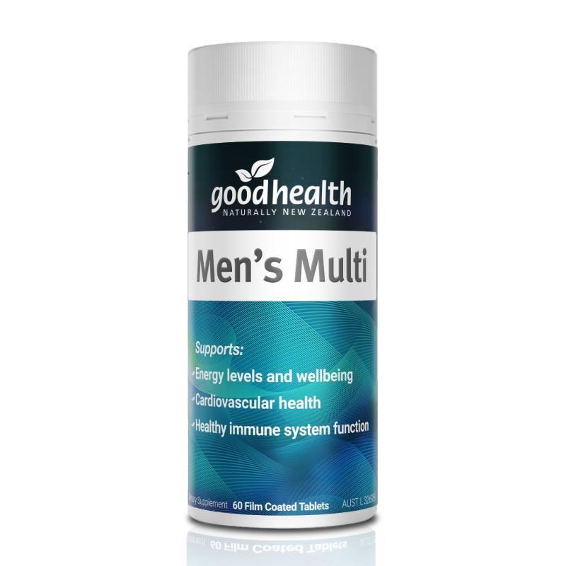 Good Health Men's Multi 紐西蘭好健康,男性綜合維他命 60粒