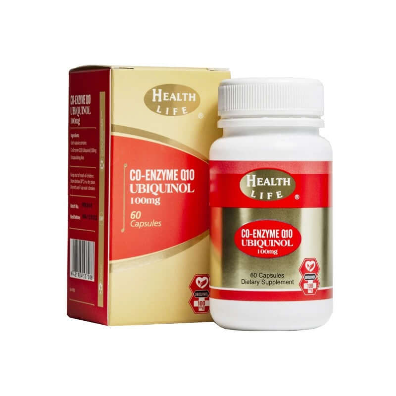 Health Life Co-Enzyme Ubiquino,輔酶Q10 泛醇 100mg 60粒