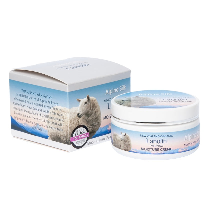 Alpine Silk 紐西蘭艾貝斯,有機羊毛脂保濕霜 100g