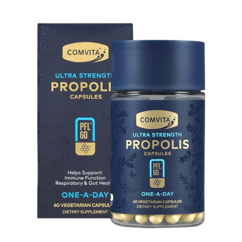 Comvita Ultra Strength Propolis 紐西蘭康維他,高濃度 PFL60 蜂膠素食膠囊 60粒