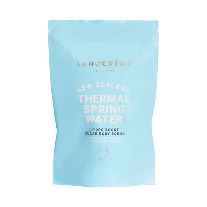 Lanocreme Thermal Spring Water Hydro Boost Sugar Scrub,紐西蘭蘭儂,溫泉水角質磨砂粉,200g