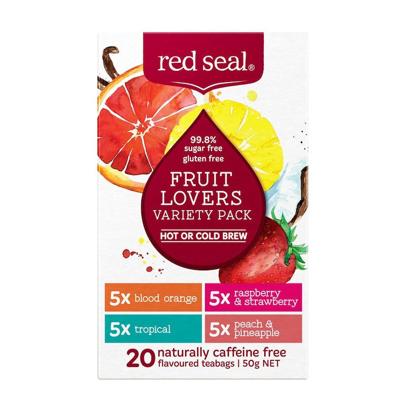 Red Seal Fruit Tea Fruit Lovers,紐西蘭紅印,水果愛好者,綜合果茶包 20入