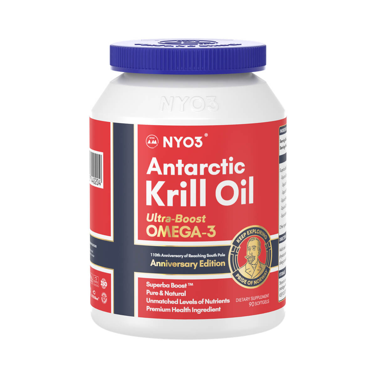ShopJoyNZ - NYO3 Antarctic Krill Oil 南極磷蝦油 OMEGA-3 軟膠囊 90粒