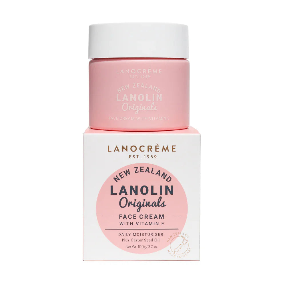 Lanocreme Lanolin Vitamin E 紐西蘭蘭儂,經典羊毛脂保濕面霜 100g