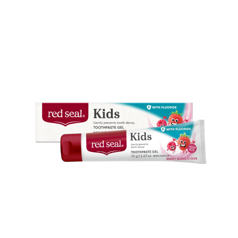 Red Seal Kids Toothpaste Gel 紐西蘭紅印,兒童含氟牙膏凝膠 70g (莓果泡泡)