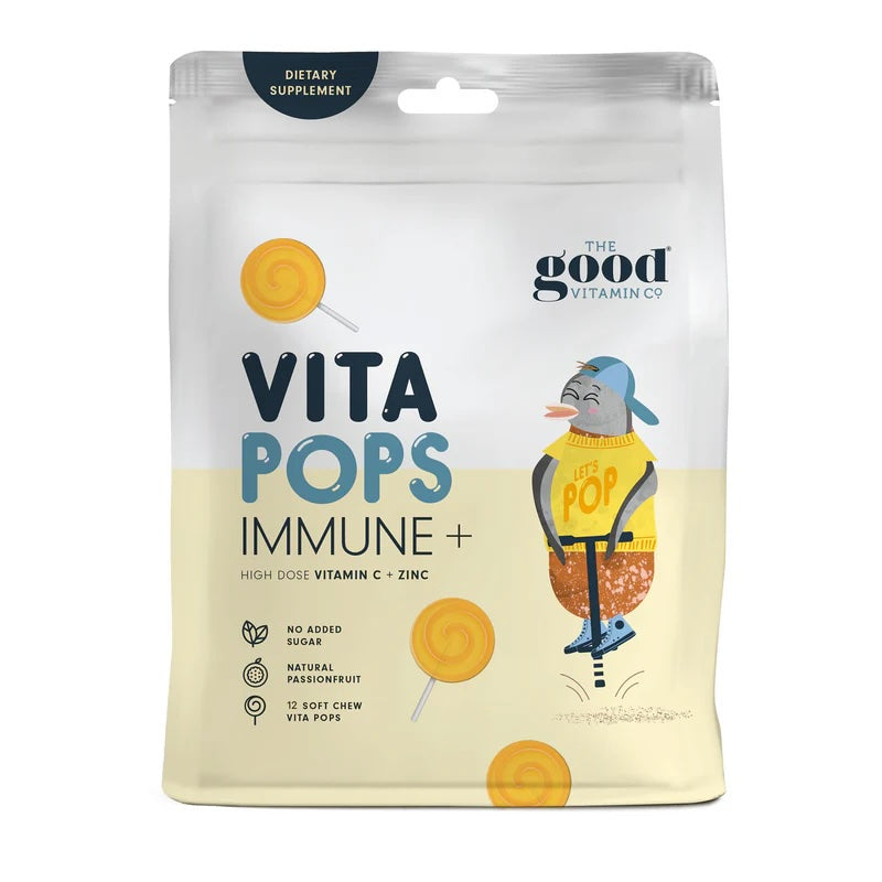 The Good Vitamin Co 紐西蘭 兒童免疫力棒棒糖 12支入 百香果味
