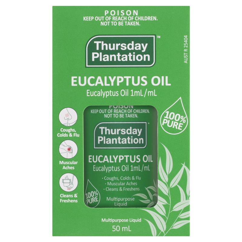 Thursday Plantation Eucalyptus Oil 澳洲星期四農莊,100%純尤加利精油 50ml