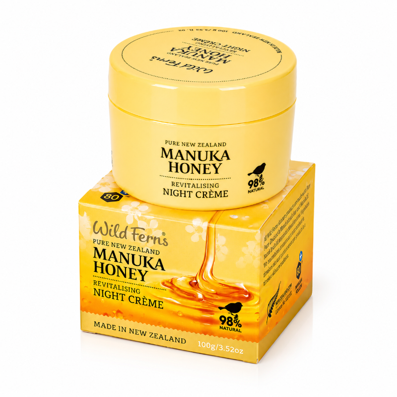 Wild Ferns Manuka Honey Revitalising Night Crème,麥蘆卡蜂蜜活力晚霜 100g