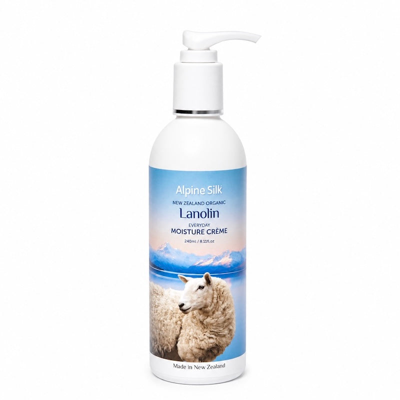 Alpine Silk 紐西蘭有機羊毛脂保濕乳霜 240ml 規格 產品圖