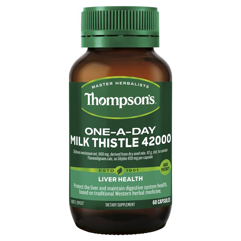 Thompson's 紐西蘭湯普森奶薊草膠囊 42000mg 60粒 產品圖