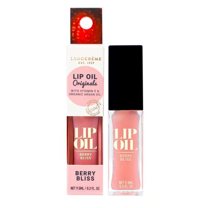 Lanocrème Lip Oil 紐西蘭蘭儂,維他命E保濕亮澤唇油 (幸福莓果) 9.5mL