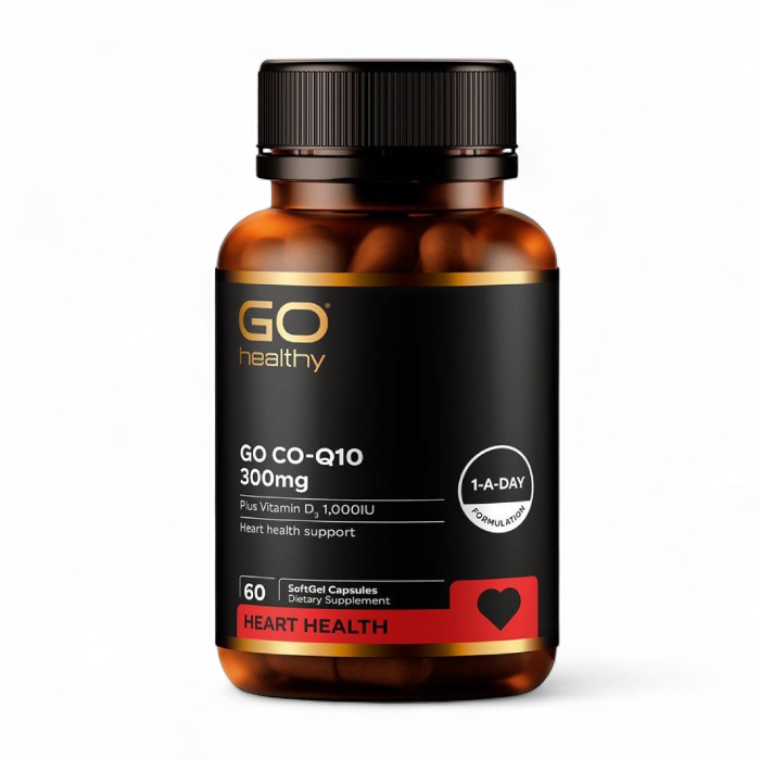 Go Healthy Co-Q10 300mg 紐西蘭高之源,心臟輔酶Q10 60粒