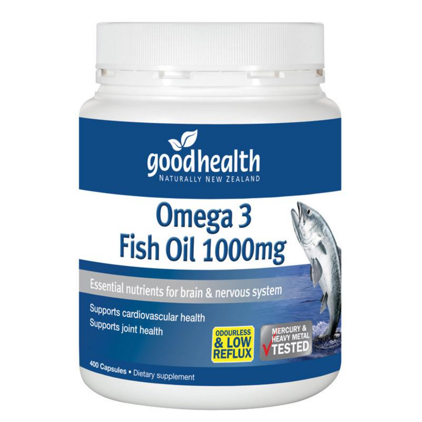 Good Health 紐西蘭好健康 Omega3 魚油膠囊 1000mg 400 粒