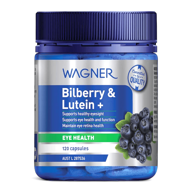 Wagner Bilberry Lutein 澳洲瓦格納,越橘 葉黃素 膠囊 120粒