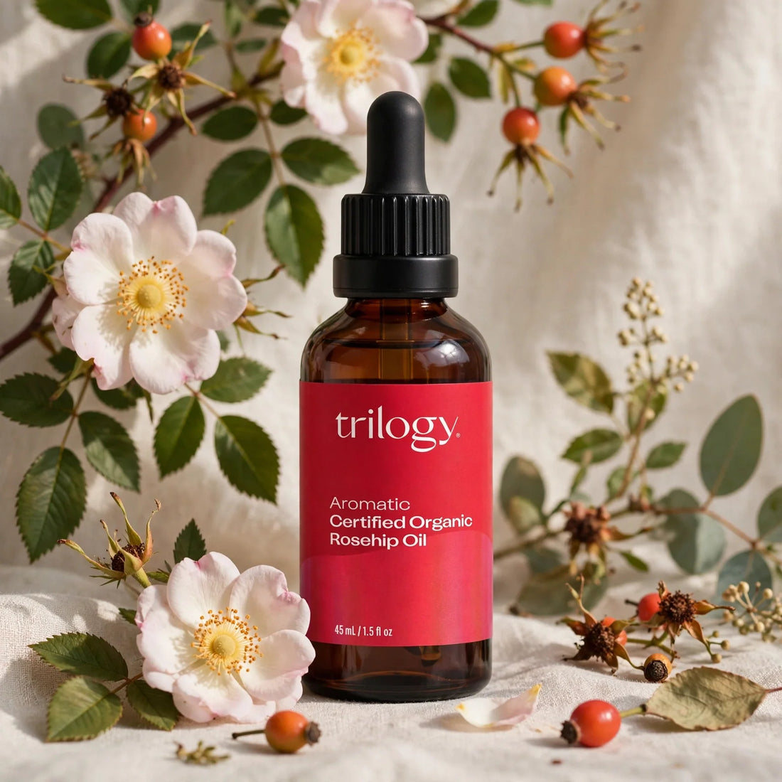 Trilogy 有機玫瑰果油 45ml：紐西蘭有機保養的明星單品