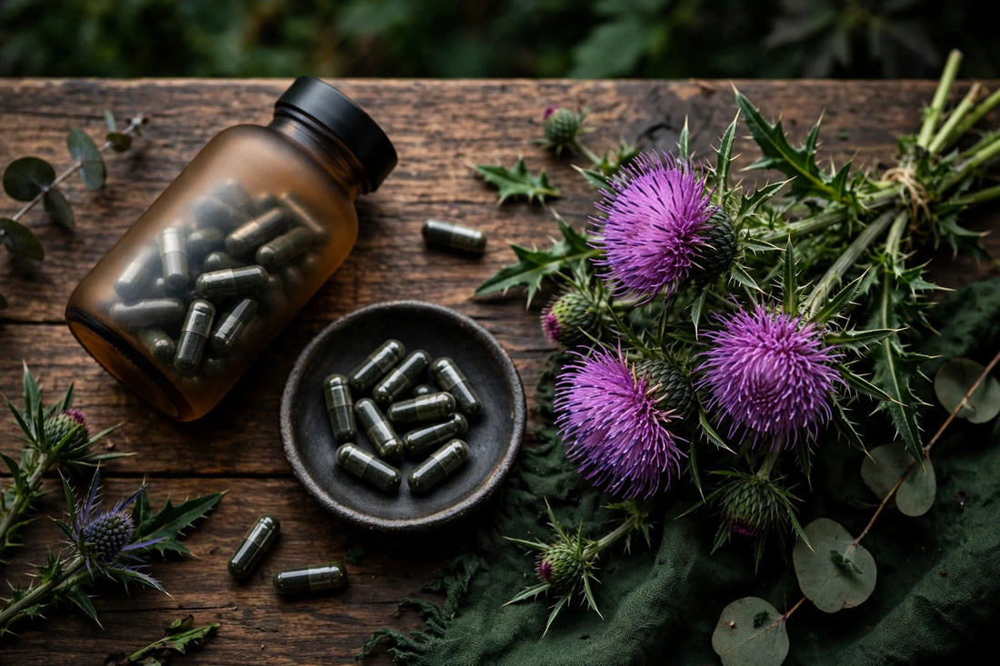 熬夜族護肝指南：奶薊草怎麼選？萃取物含量、複方標示與吃法一次看懂