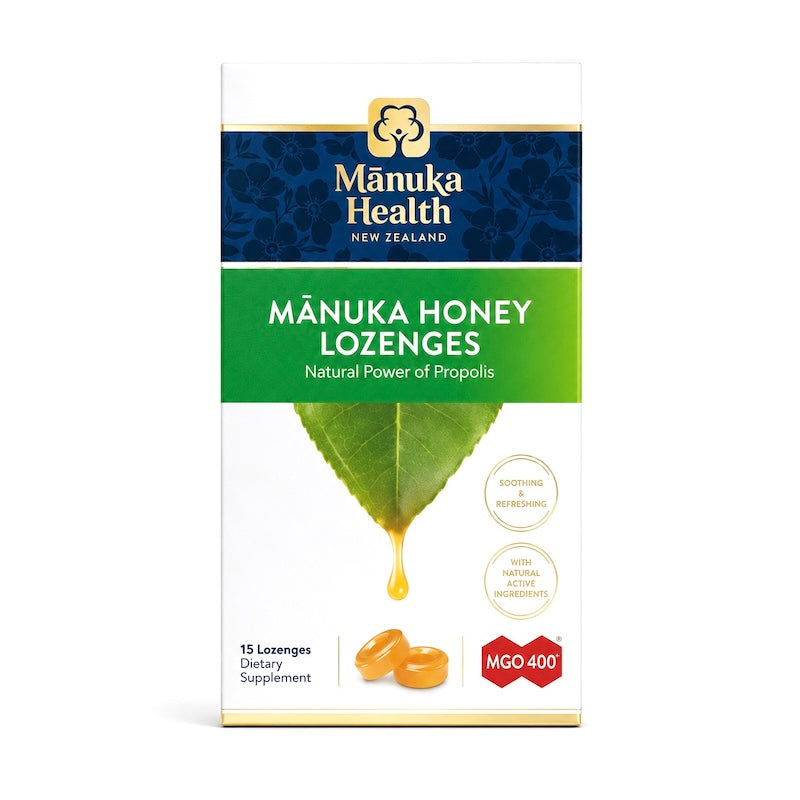Manuka Health麥蘆卡蜂蜜潤喉糖 蜂膠 15粒 產品圖