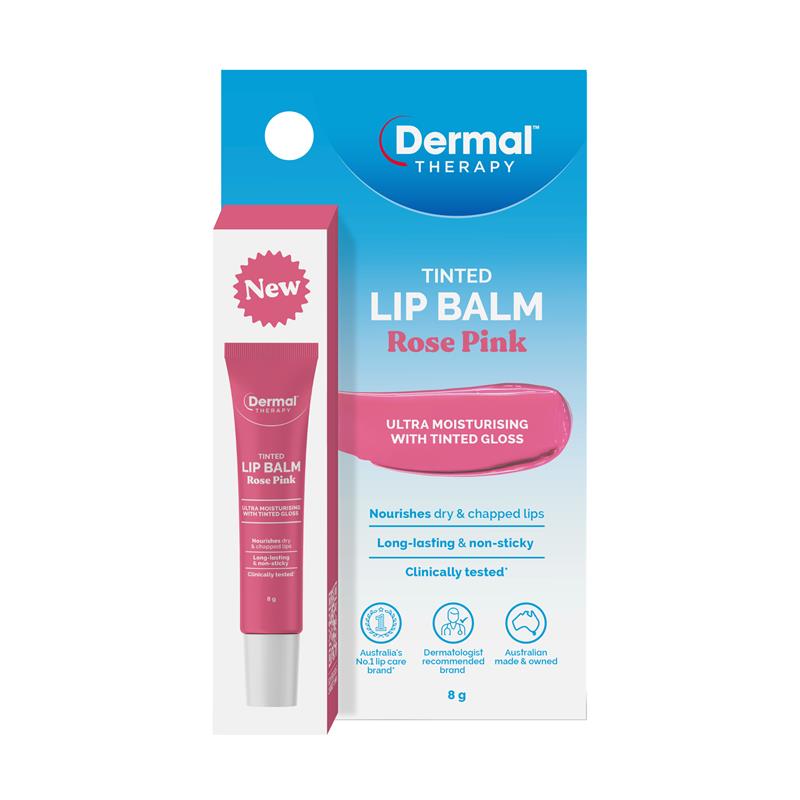 Dermal Therapy玫瑰粉潤色護唇膏 8g 產品圖