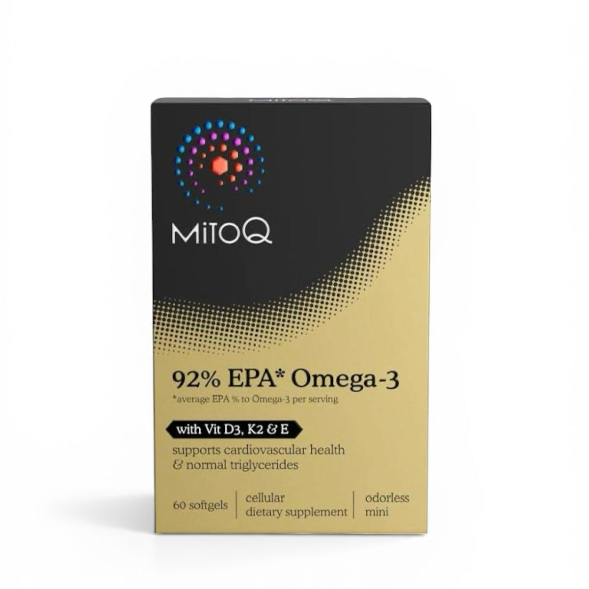 mitoQ 紐西蘭，高濃度EPA魚油，軟膠囊 60粒 規格 產品圖