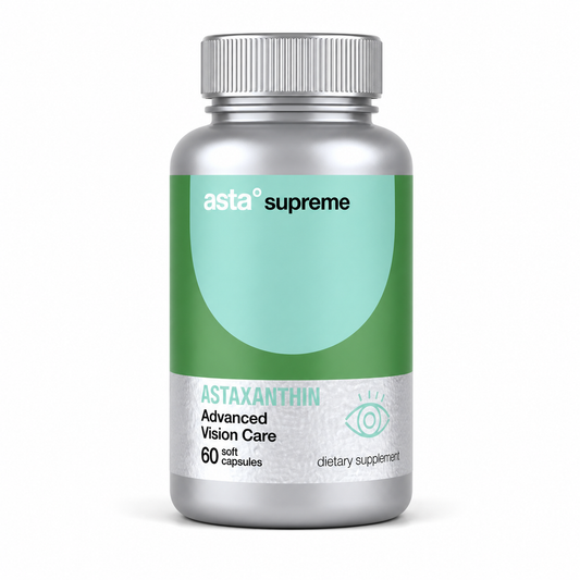 Asta Supreme 紐西蘭，天然蝦青素 視力保健配方 60粒 產品圖