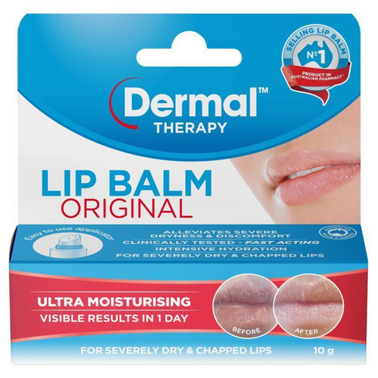 ShopJoyNZ - Dermal Therapy Original Lip Balm 澳洲 加強修復潤唇膏 10g