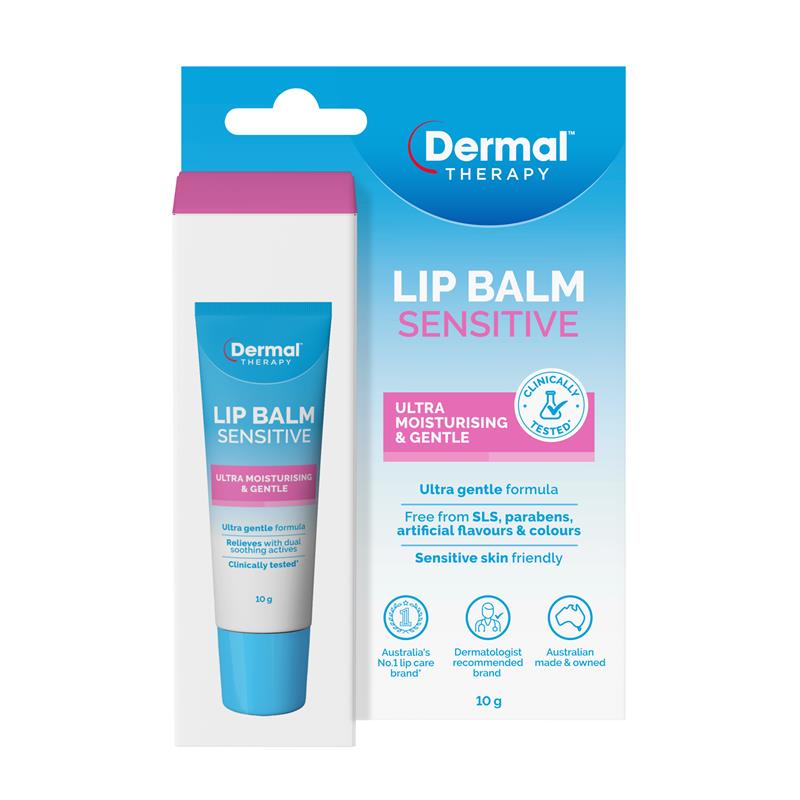 Dermal Therapy Lip Balm Sensitive 10g 樂膚舒 敏感唇修護潤唇膏 10g