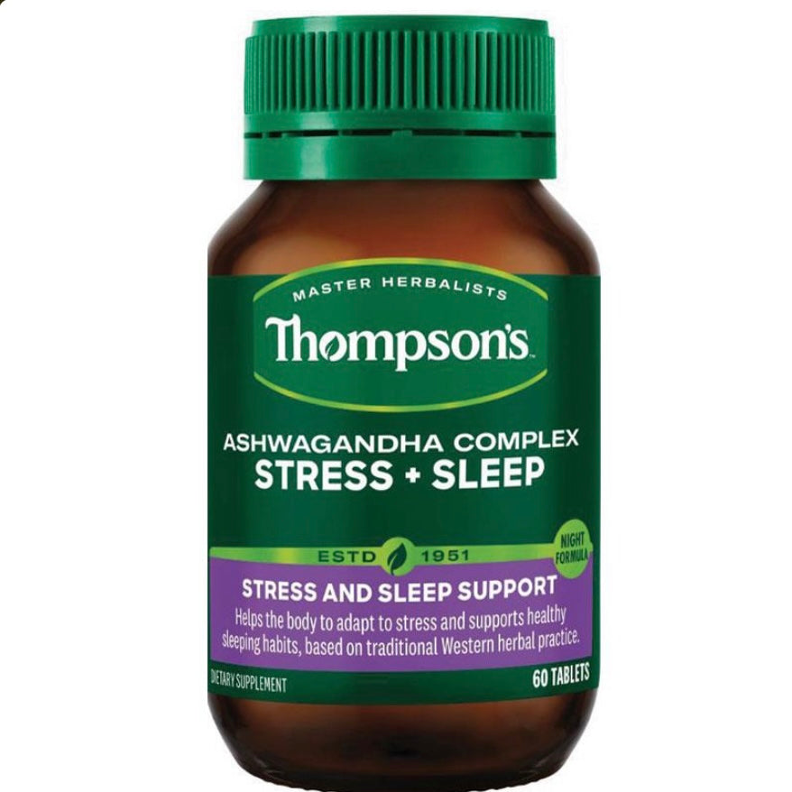 Thompson's 紐西蘭湯普森 醉茄睡前放鬆複方 60粒 產品圖