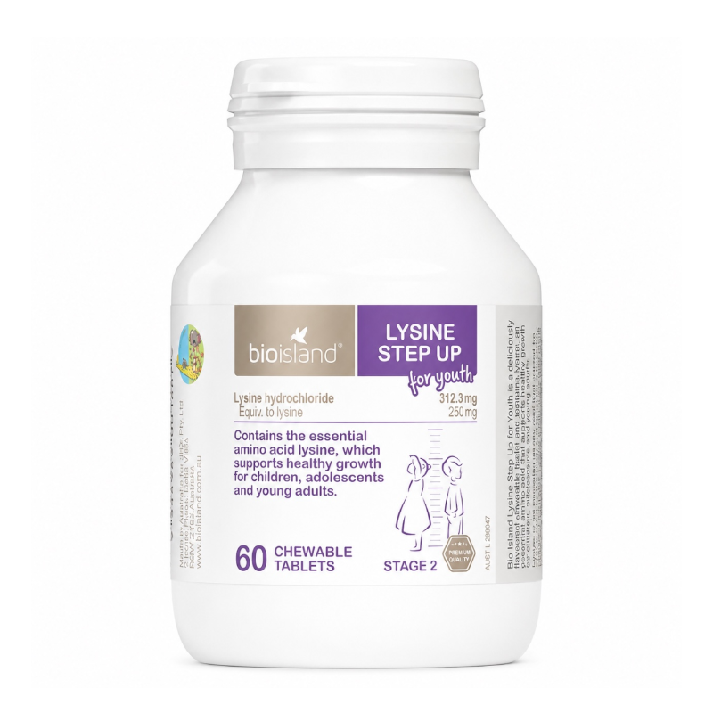 Bio Island 兒童青少年賴氨酸咀嚼片 60片 產品圖