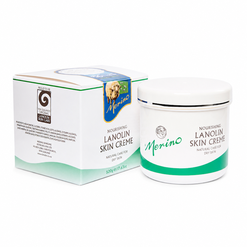 Merino 紐西蘭美麗諾，羊毛脂 綿羊油潤膚霜 500g 產品圖