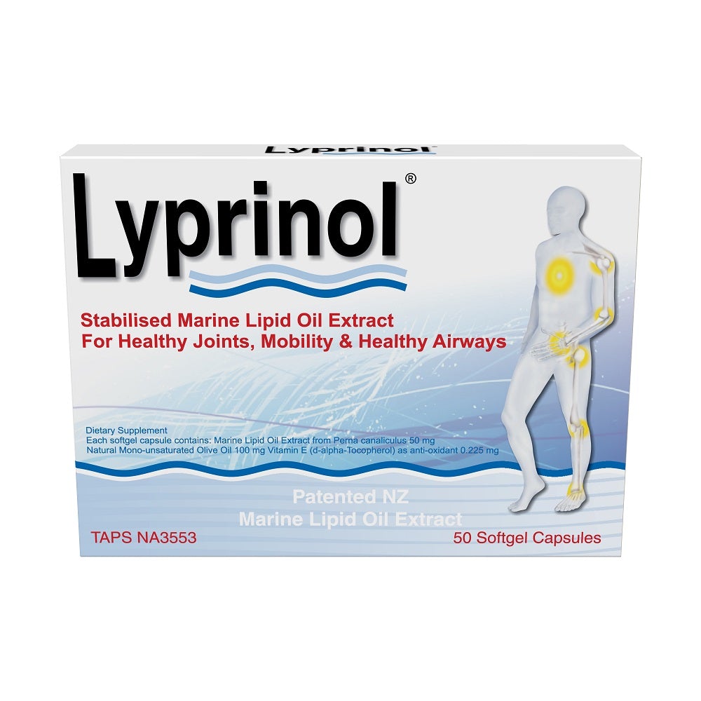 Lyprinol 紐西蘭綠唇貽貝海洋脂質軟膠囊 50粒 產品圖