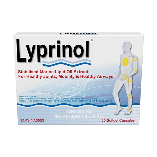 Lyprinol 紐西蘭綠唇貽貝海洋脂質軟膠囊 50粒 產品圖
