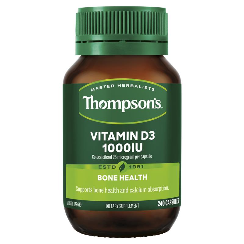 Thompson's 紐西蘭湯普森 維生素D3膠囊 240粒 產品圖