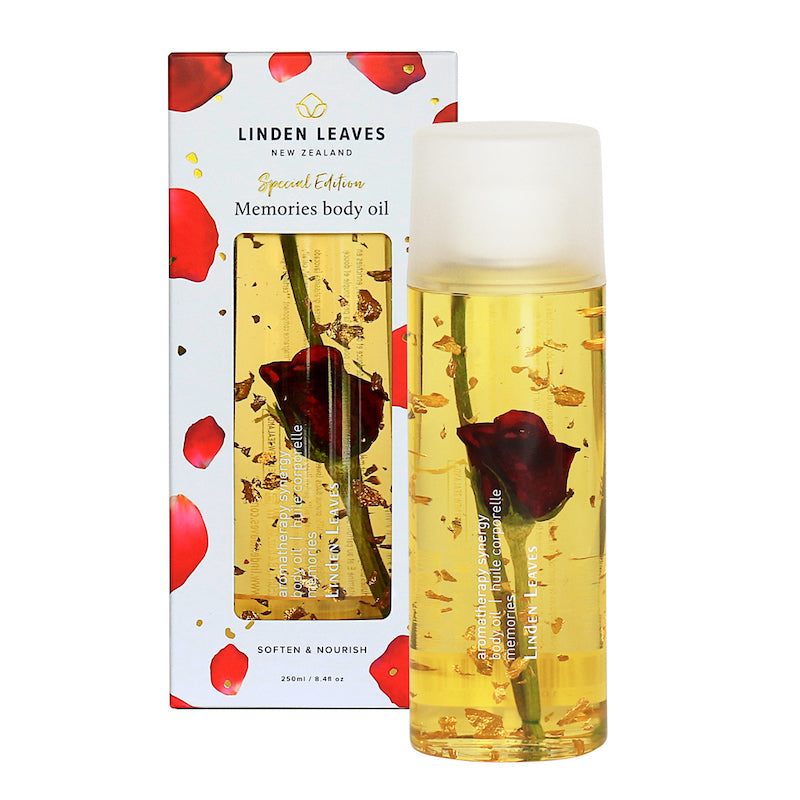 Linden Leaves 紐西蘭天然有機身體精油 金箔玫瑰特別版 250ml 產品圖