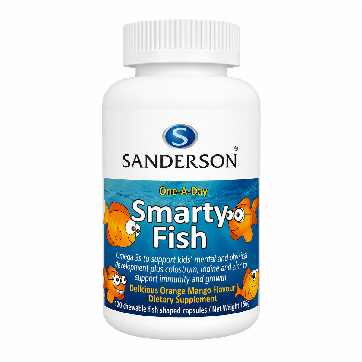 Sanderson兒童魚油咀嚼膠囊 120粒 產品圖