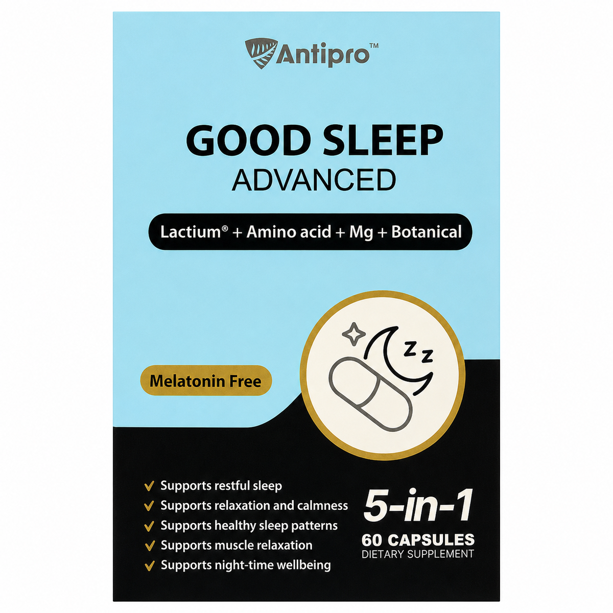 Antipro 夜間複方配方 60粒 產品圖
