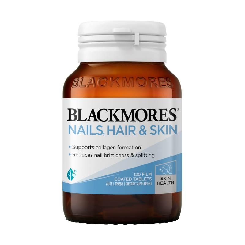 Blackmores 澳洲澳佳寶 美膚護髮亮甲片 120粒 產品圖