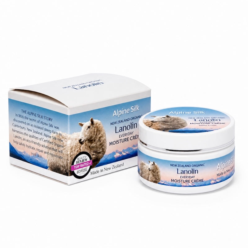 Alpine Silk 紐西蘭有機羊毛脂保濕霜 100g 規格 產品圖