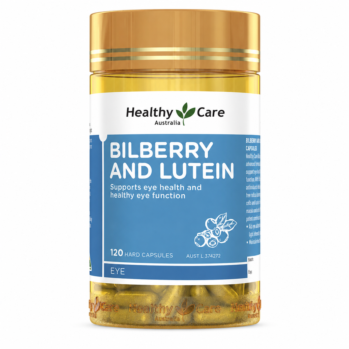 Healthy Care越橘葉黃素膠囊 120粒 產品圖