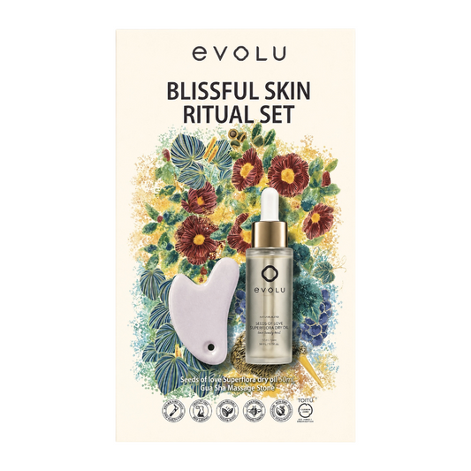 Evolu 臉部精華油刮痧按摩板保養組 產品圖