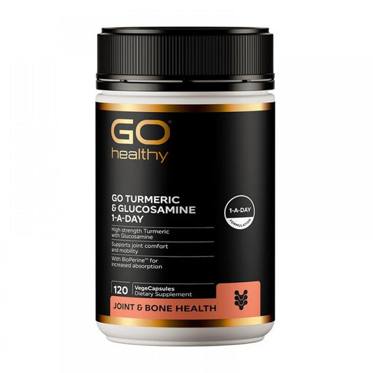 GO Healthy GO Turmeric & Glucosamine，薑黃葡萄糖胺膠囊 120粒